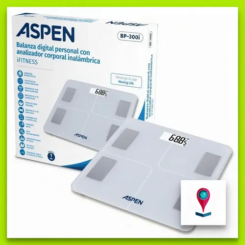 Aspen Balanza Digital Analizador Corporal Ifitness Bp-300i Color Gris