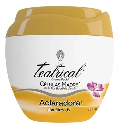 Teatrical Crema Facial Aclaradora Celulas Madre 100g Momento de aplicación Día/Noche Tipo de piel Todo tipo