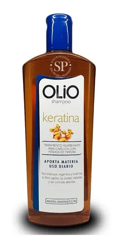 Kit Olio Shampoo + Baño De Crema Keratina Ads Cabello Dañado