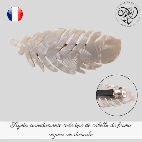 Hebillas Pelo Importadas Marqui Accesorios Naccar Blanco Blanco