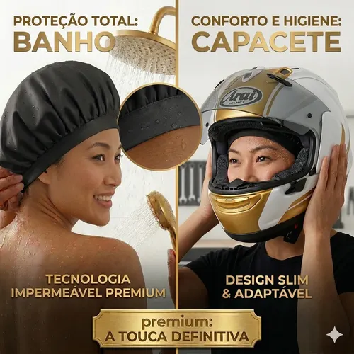 Gorra De Baño Impermeable Para Moto, Ducha De Lujo, Bañera S