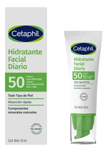 Cetaphil Hidratante Facial Diario Fps 50+ Sin Fragancia 50ml