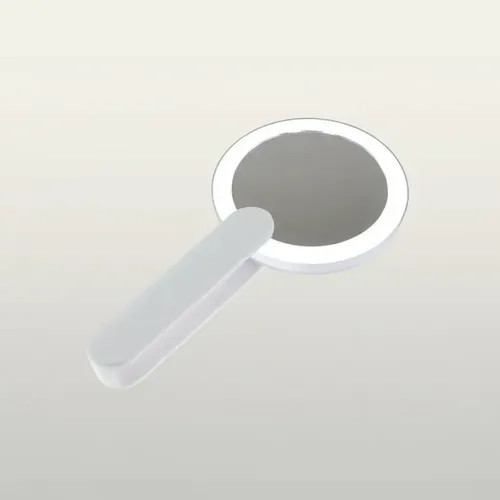 Espejo Plegable Con Luz Led Portatil Usb- Blanco