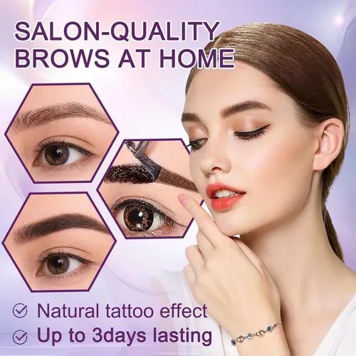 Gel De Cejas Tattoo, Qiciy, Duradero Y A Prueba De Agua