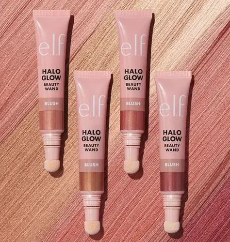 Rubor Liquido Elf Halo Glow Beauty Wand E.l.f Tono Del Maquillaje Magic Hour