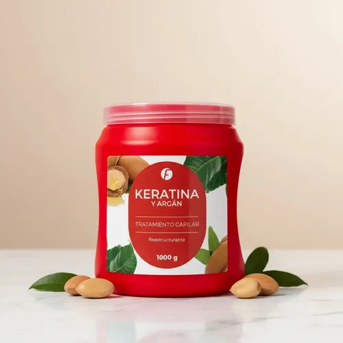 Baño De Crema Keratina Argan 1k
