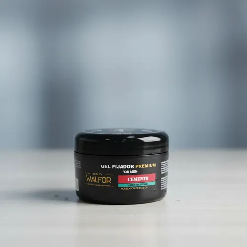 Gel Fijador Premium Beauty Walfor For Men Cemento X 250 Gr