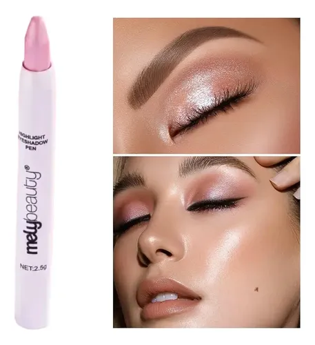 X4 Tonos Lápiz Sombra Iluminador Ojos Mely Beauty Highlight