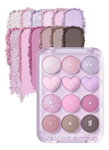 Paleta De Sombras Colorgram Pin Point 03 Rosa Y Lavanda