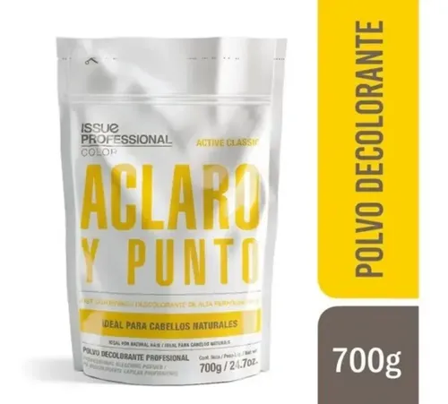 Polvo Decolorante Issue Active Aclaro Y Punto Amarillo 700 G