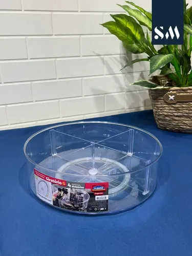 Organizador Giratorio De Acrilico Parabaño Maquillaje Crema
