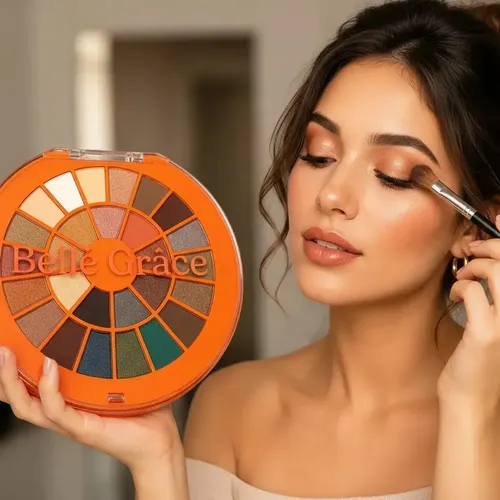 Paleta Sombras De Ojos 27 Colores Mate Brillante Maquillaje Rostro Veoquiero