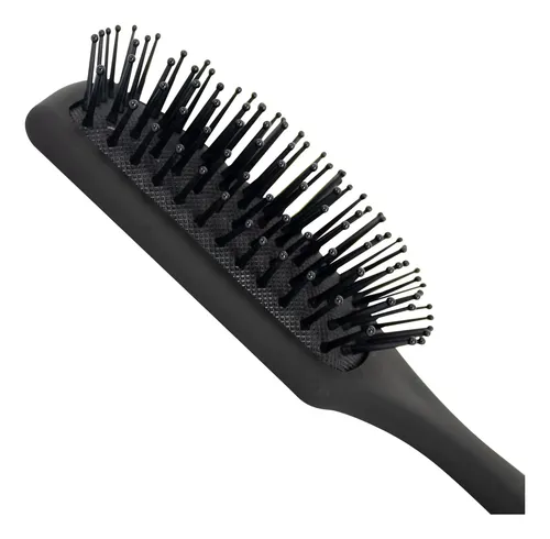 Cepillo Neumático Para El Cabello Rectan Negro