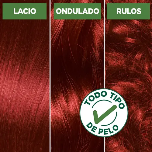Tintura Permanente Nutrisse Coloríssimos Garnier Tono 6646 Cobrizo Rubi