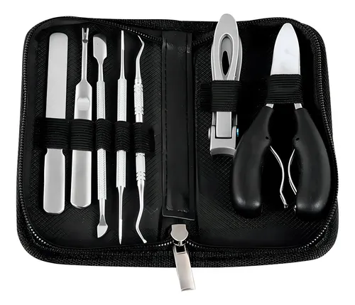 Set Para Uñas Gadnic K18 Corta uñas Podólogos Acero Inoxidable