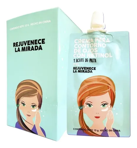 Crema Contorno Ojos Retinol Hidratante Reafirmante Facial
