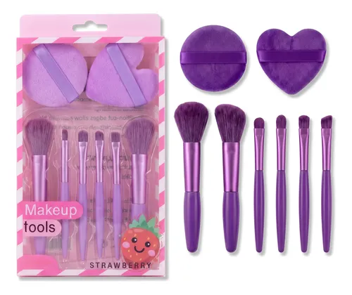 Set Brochas Maquillaje Aplicador Maquillaje Profesional