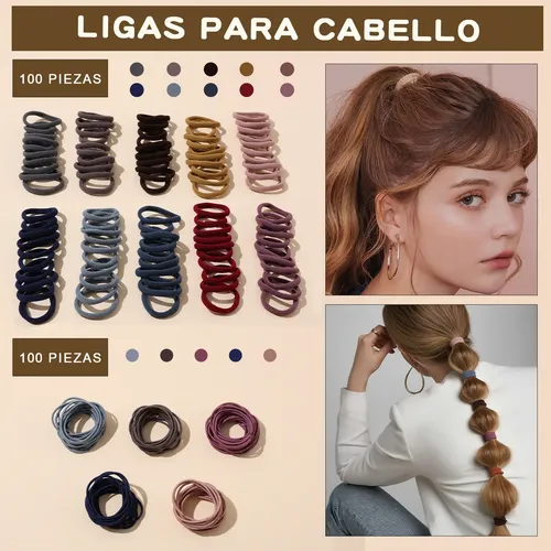 1209pzs Accesorios Para Cabello Scrunchies Donas Ligas Banda