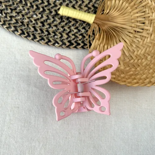 Pack 6 Broches Pinzas Ganchos Para Pelo Mariposa Verano