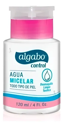 Agua Micelar Algabo Todo Tipo De Piel X 120 Ml