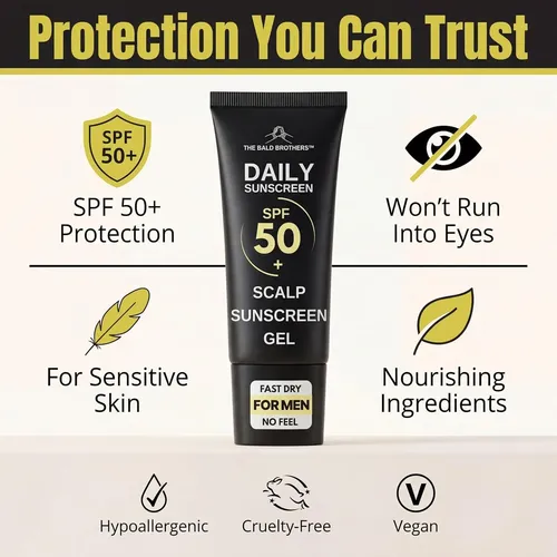 Protector Solar Facial Y Cuero Cabelludo Spf50 Los Hermanos