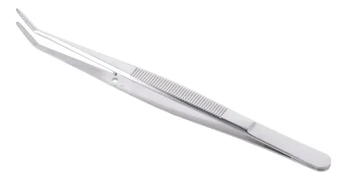 Pinza Curva Plata 6.1” Precisión Universidad