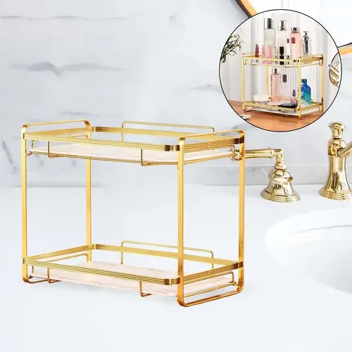 . Estante Organizador De Maquillaje Estante De 2 Piezas