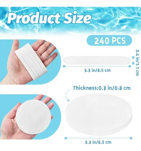 Esponja Facial Comprimida Woozettn 240 Unidades