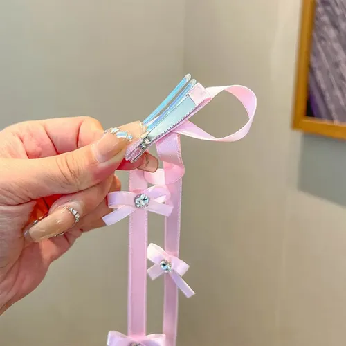 Accesorios Para Mujer S- Cordón De Pelo Con Lazo Y Borlas