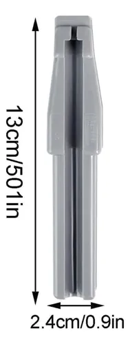Sacapuntas Para Cejas, Color Gris, 2 Unidades, Con Forma De