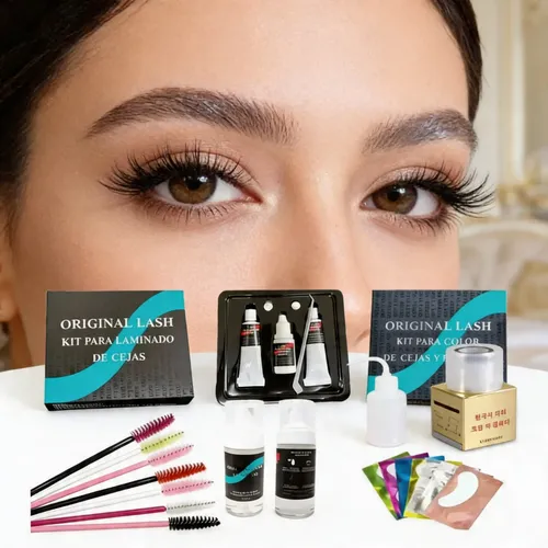 Kit Laminado Y Tinte De Cejas Y Pestañas Original Lash