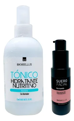 Biobellus Tónico Hidratante Y Suero Niacinamida Cuidado Piel