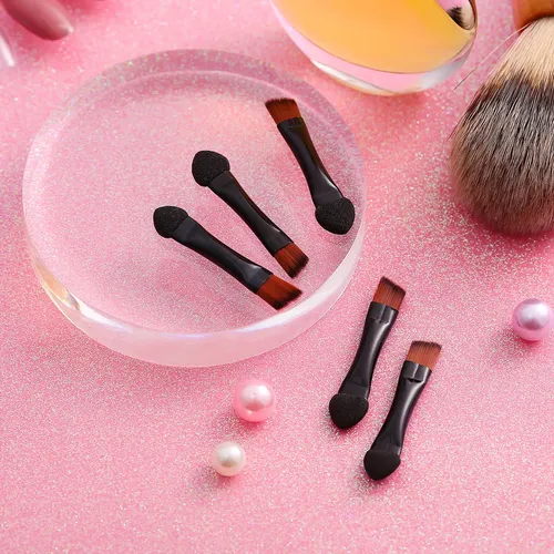 Set De 20 Brochas De Maquillaje Portátiles De Doble Extremo