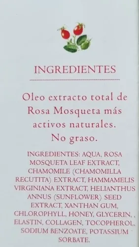 Rosa Mosqueta Botanika 35 ml Concentrado Celular Dérmico Tipo de piel Normal