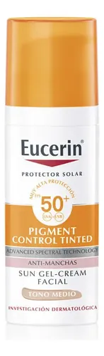 Protector Solar Eucerin Facial Pigment Control Tinted Fps50+