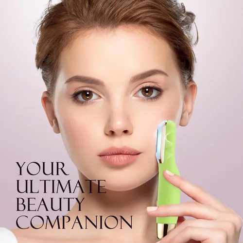 Depiladora Eléctrica Facial Verde Con 16 Cuchillas