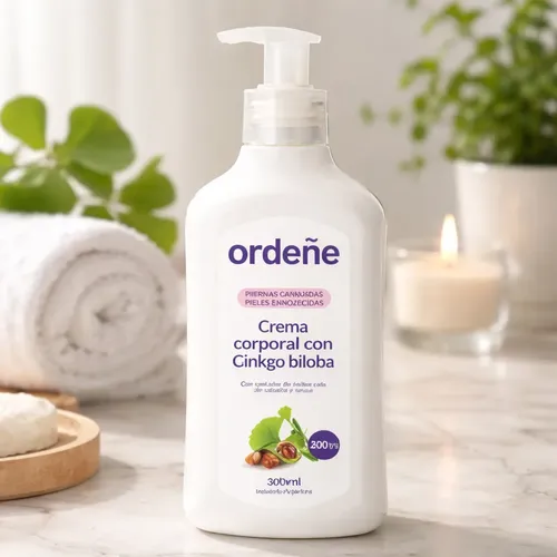 Crema Para Piernas Cansadas Enrojecidas Ginkgo Biloba