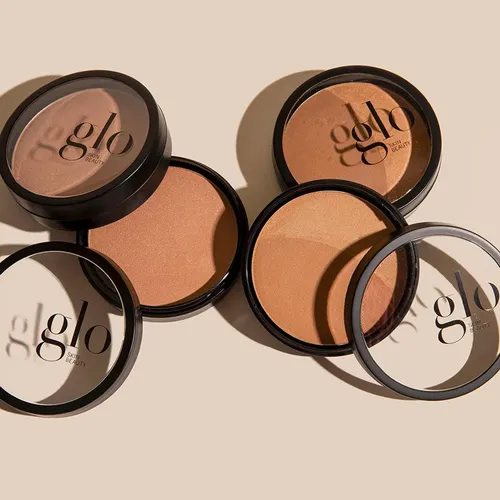 Bronceador En Polvo Compacto Mineral Natural Glo Skin Beauty