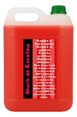 Shock De Keratina 5 Litros Líquido Antifrizz