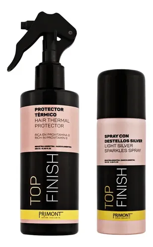 Primont Top Finish Destellos Oro + Protector Termico