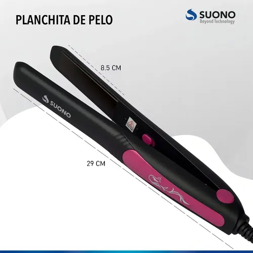Planchita De Pelo Profesional Portátil Suono 40w