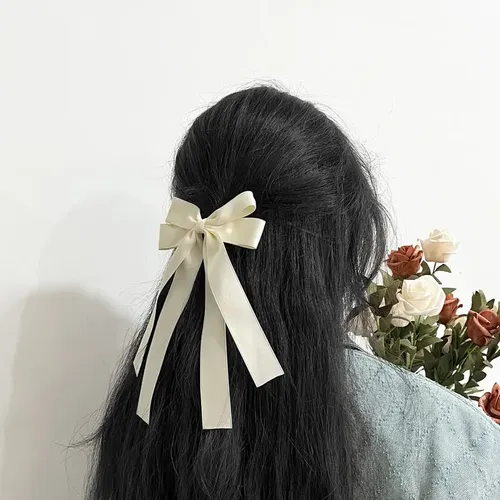 [7 Piezas De Pinzas Para El Pelo Elegantes A La Moda Con Laz