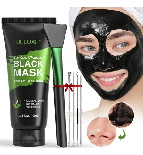 Kit De Mascarilla Facial Vegana Ulluxe Con Cúrcuma Y