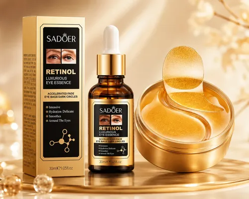 Kit Retinol Contorno Ojos Sérum + Parches Anti Ojeras 60un