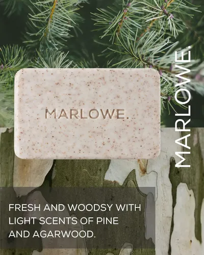 Jabón Exfoliante Corporal Marlowe. No. 102 Para Hombre, 200