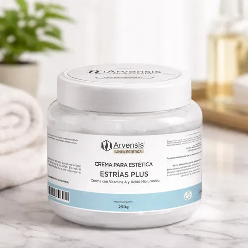 Crema Para Estrias Con Hialuronico Vitamina A 250cc Arvensis