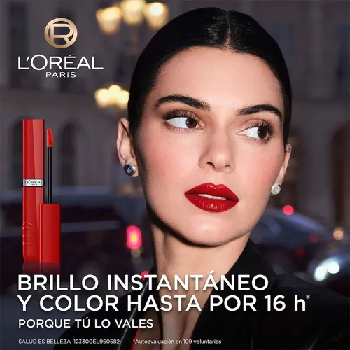 Labial LAQUE RESIST BERRY BORDEAUX 635 L’Oréal Paris