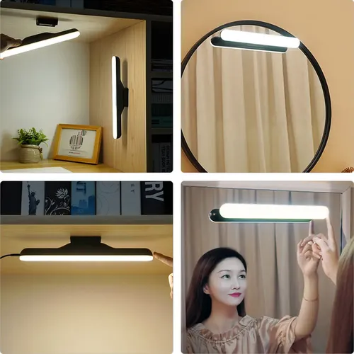 Z, Espejo Led Montaje Magnético Con Barra Luz Táctil Regu