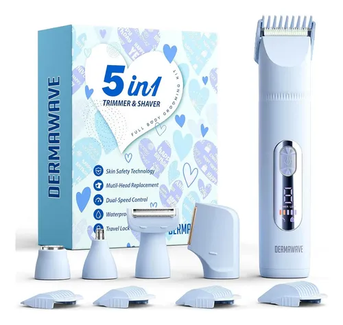 Recortadora Elaactrica Bikini 5en1 Dermawave Para Mujeres