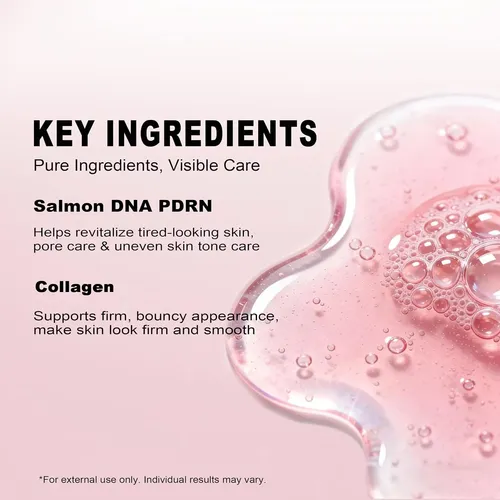 Mascarilla Facial Pdrn Salmón Colágeno Gel Hidratante 4p